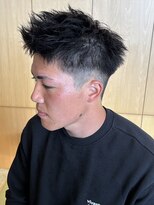 ニアウ 伊勢崎連取店(Niau)&nbsp;メンズパーマショートスパイキーショートボックスショート