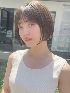 コクーン 銀座(Cocoon) グロスボブ#黒髪#ボブルフ#小顔#ネビージュ#ワンレン