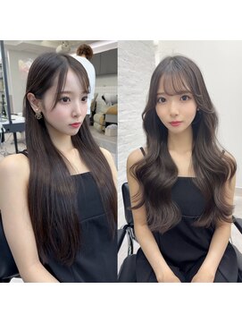 アフロートリノ(AFLOAT Leino) 大人可愛い韓国ヘア　レイヤーカット　くびれヘア　似合わせ#