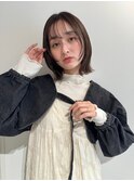 #ぱつっとボブ#顔周りレイヤー