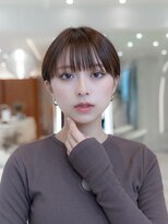 イオ 本厚木(io)&nbsp;20代30代大人かわいい丸みショートナチュラルカラーフルバング