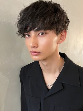 パーク(PARK) 【PARK】メンズミディアムショート×スパイラルパーマ