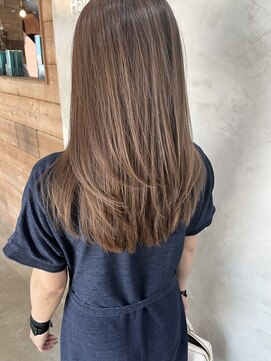 ルームスヘアー(Rooms Hair) 髪質改善トリートメント×くすみブラウン