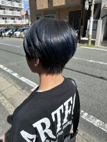 スーリール 春日店(Sourire)&nbsp;メンズカット　ブルーブラック　髪質改善