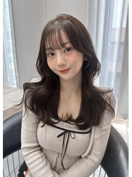 ボタン テンジン(VOTAN tenjin) 【votan_はまひ】ブラウンベージュ/顔まわりカット/髪質改善