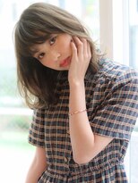 小顔似合わせカットメルティカラーひし形フェミニンロング着物