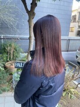 アリ 葛西店(ALi) レッドブラウン|葛西髪質改善|葛西縮毛矯正|葛西白髪ぼかし