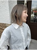 ブリーチ必須!透明感カラー
