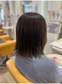 切りっぱなしボブ