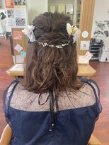 ラグシーセカンド(RAGCIE 2nd)&nbsp;【Rio】ハーフアップスタイル