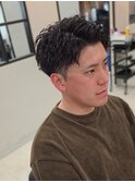 短髪パーマ/無造作パーマ/ツイスパ