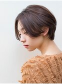 黒髪/ボブルフ/ネビージュ/韓国/ワンレン/盛岡/髪質改善/前髪