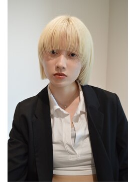 ソイクフ 高田馬場店(SOY-KUFU) 20代30代40代◎似合わせマッシュブロンドボブスタイル