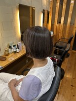 美容室 フェイス ショートボブ