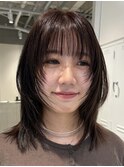 天神大名レイヤーカット大人レイヤーくびれヘアロング今泉