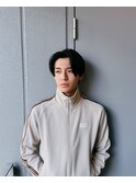 ナチュラルセンターパート×艶感ストレート