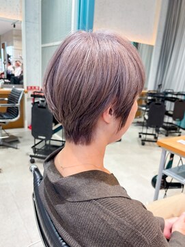 ヘアーエスクールエミュ(hair S. COEUR emu) 大人ショート/白髪ぼかし/松井山手美容室/枚方美容室