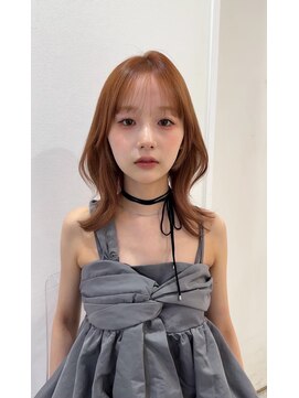 ロンドルピナス 小倉(Lond Lupinus) 黒髪カタログ/オリーブグレー/ココアベージュ/小顔に見せるヘア