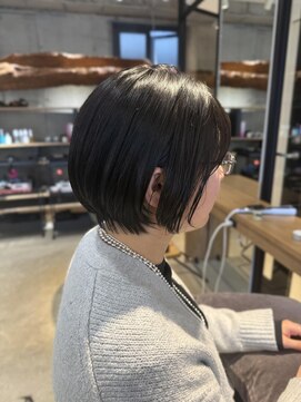 ニカイ(2F) ショートボブ/大人ショート/暗めカラー
