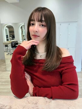 大人ガーリー/ダークアッシュ/似合わせカット［府中］