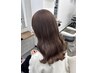 【ブリーチなしでも可愛い】カット＋ワンカラー＋色持ちトリートメント