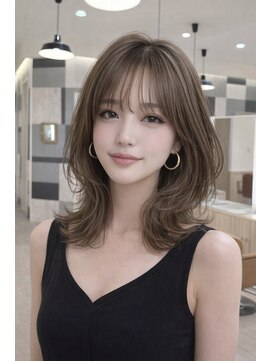 オリーブスバイネオリーブ(Olive's by neolive) 新宿/ホワイトグレージュ/ミニウルフ/チェリーブラウン/レイヤー