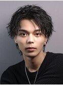 men'shair/波巻きツイストスパイラル/ニュアンスパーマ