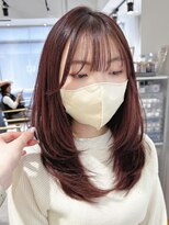 ビューバイネオリーブ 用賀店(Beau'r by neolive)&nbsp;ミルクティーブロンドデジタルパーマワンホンレイヤー［用賀］