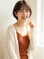 ヘアーメイクパウダー 天王寺寺田町店(Hair make powder) ナチュラルボブ大人ショートアンブレラカラー20代30代40代
