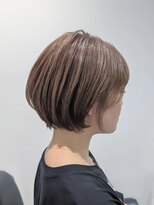 ジエクト 本店(The Ect)&nbsp;くせ毛ショートボブ×ナチュラルベージュ×扱いやすさ◎