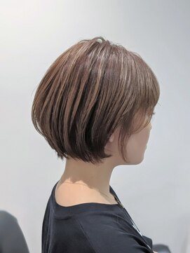 ジエクト 本店(The Ect) くせ毛ショートボブ×ナチュラルベージュ×扱いやすさ◎