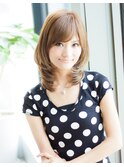 ひし形くびれ艶感大人可愛いヘルシースタイルヘアフェミニン