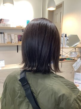 トゥーリ 長崎住吉店(tuuli) 外ハネぱっつんボブ　Ayame