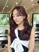 ヘアーサロンシャルム(hair salon charme)&nbsp;カシスレッド/ブリーチカラー