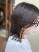 大人気切りっぱなしボブ