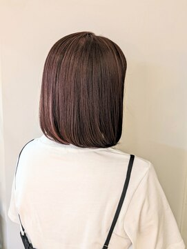 ヘアオーブロジック(HAIR orb LOGIC) ボブ　ラベンダーピンクカラー