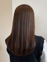 アトリエコア(Atelier Coa)&nbsp;髪質改善トリートメントミルクティーベージュカラーくびれヘア