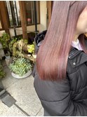 髪質改善トリートメント/美髪カラー/ピンクカラー