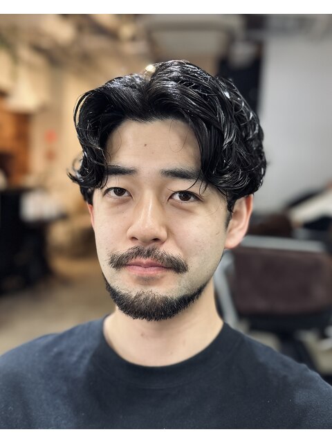 【KAEDE】常田大希さん風パーマ×男髪