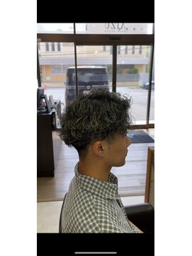 アイズ 東海大前(AIZU) メンズマッシュ波巻きパーマメッシュパーマ