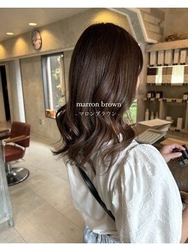 ヘアメイク リヴ(Hair Make Liv) 秋色カラー×艶髪マロンブラウン