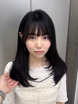 ビューナゴヤ 名駅(VIEW NAGOYA) 前髪カタログ/イメチェンスタイル／ウェーブパーマ/こなれミディ