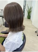ハイライト肩ラインボブ