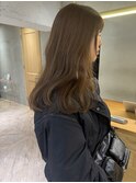 透明感髪質改善ベージュダブルカラーミルクティーグレージュ