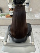 キング(K!ng) 縮毛矯正髪質改善ハイライトレイヤーカット枚方美容室エクステ