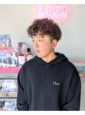 パーマ&ハイライトカラー
