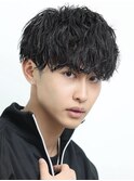 ツイストスパイラルパーマ刈り上げマッシュメンズ吉祥寺