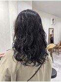 無造作パーマ