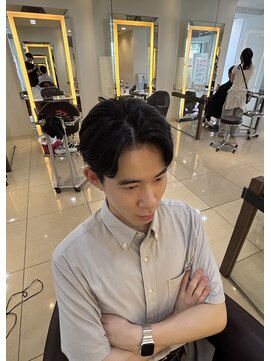 スタイル 成城学園前(STYLE) メンズセンターパートスタイル