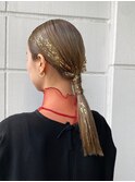 【ヘアセット】　ラメダウンスタイル　【下高井戸】